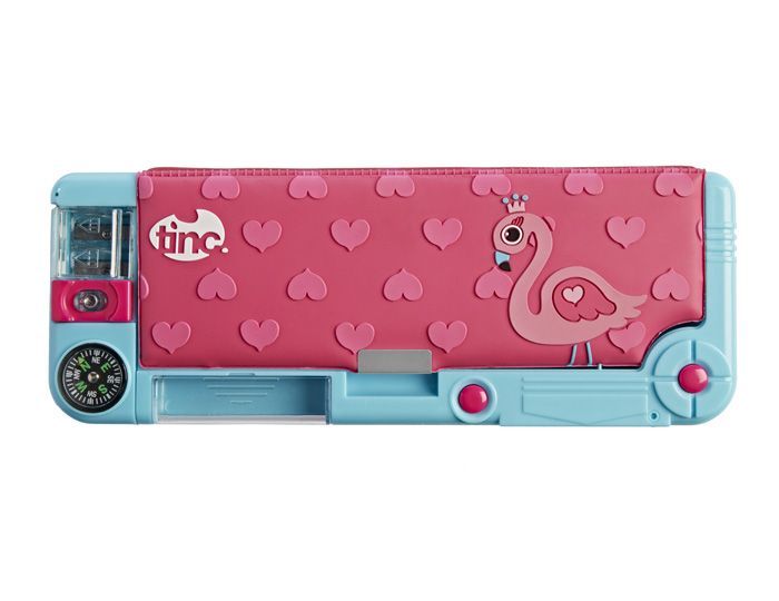 Tinc Flamingo Pop Out Compartment Pencil Case
