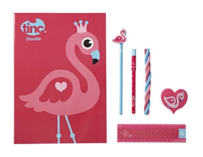 Tinc Flamingo Stationery Gift Set