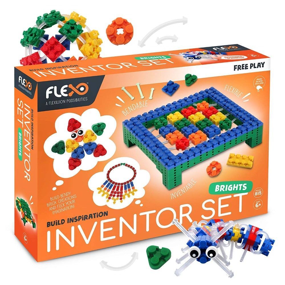 Flexo Free Play Inventor Set Bright