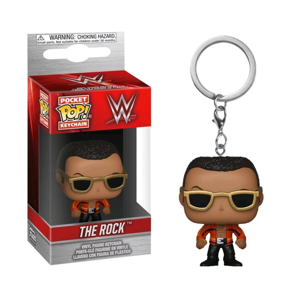 Funko Pop Keychain WWE the Rock