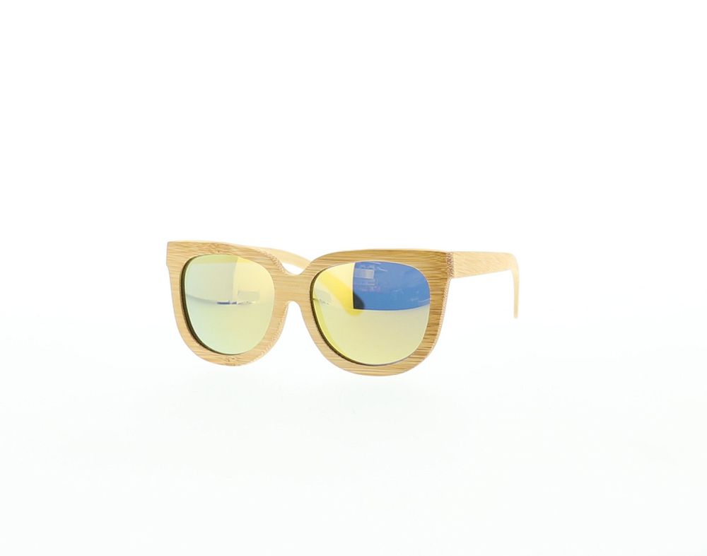 Modern Bamboo Sunglasses Sg08 Yellow