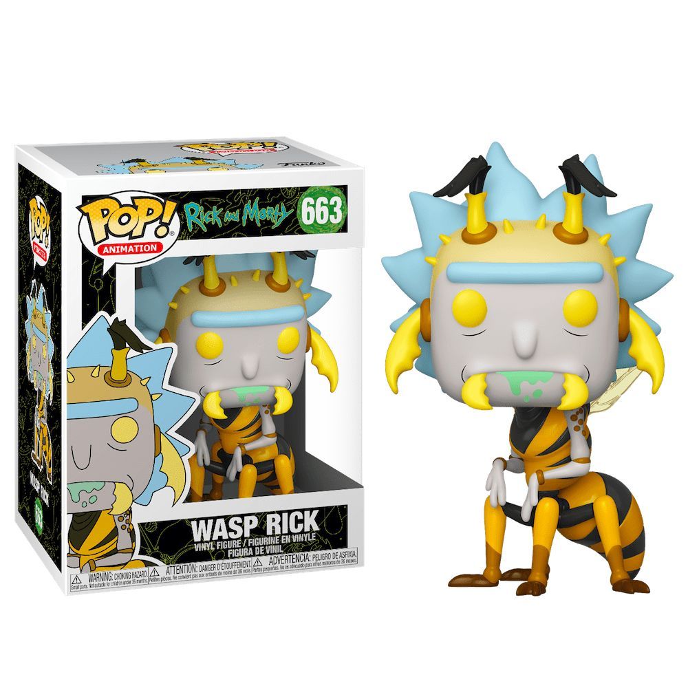 Funko Pop Animation Rick & Morty Wasp Rick