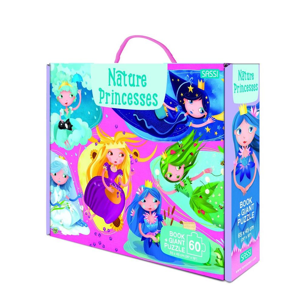 Giant Puzzle And Book Nature Princesses