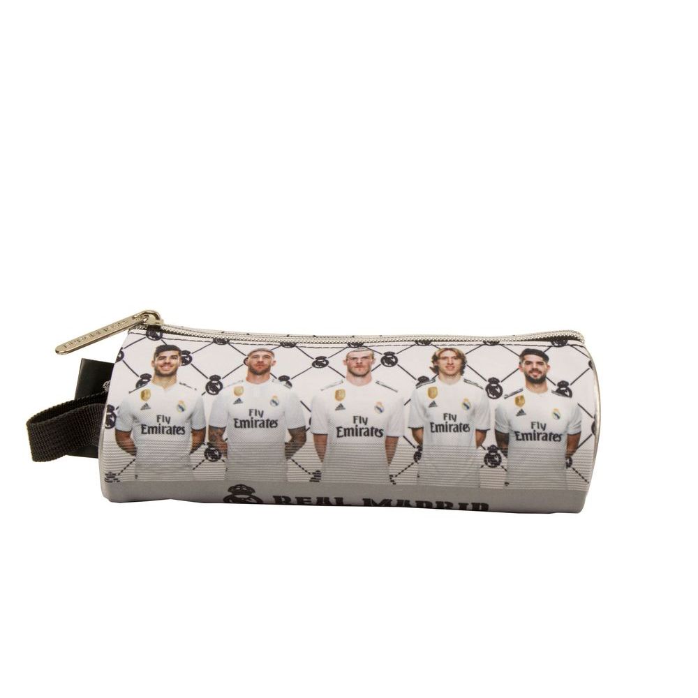 Real Madrid Round Pencil Case With Strap