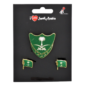 KSA Flag By Hand Pin