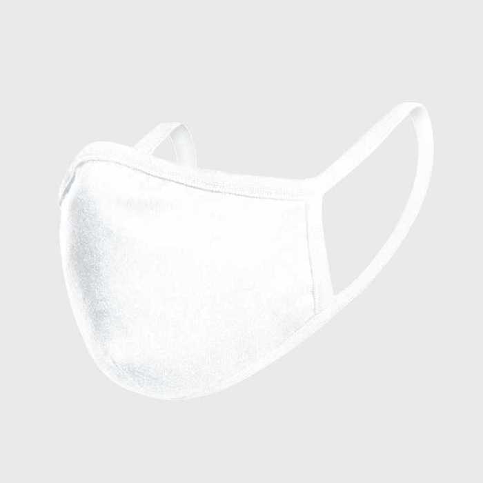 Mister Tee Cotton Face Mask White