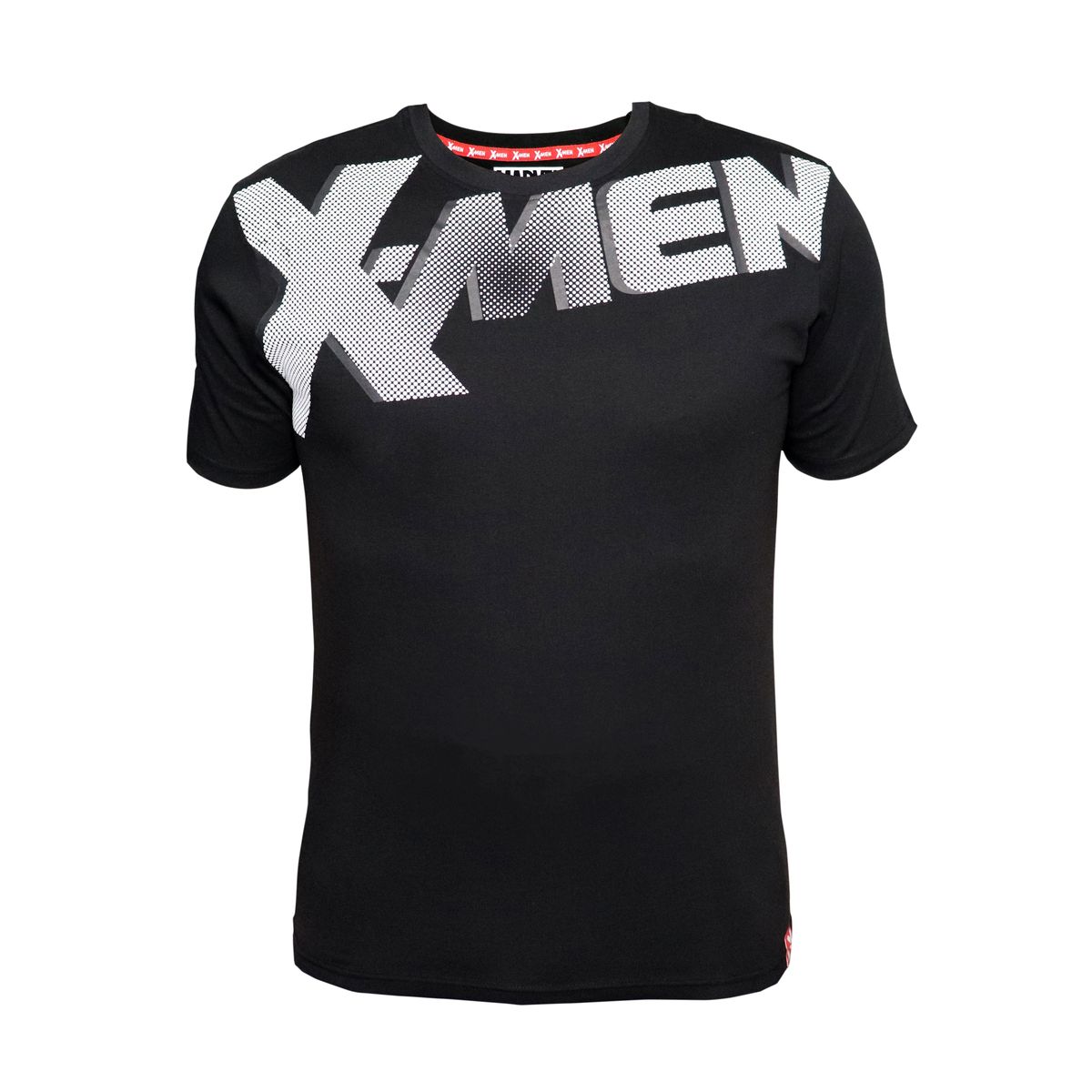 arvel X-en Crew Neck Short Sleeve Tee with Dotted HD Print Black