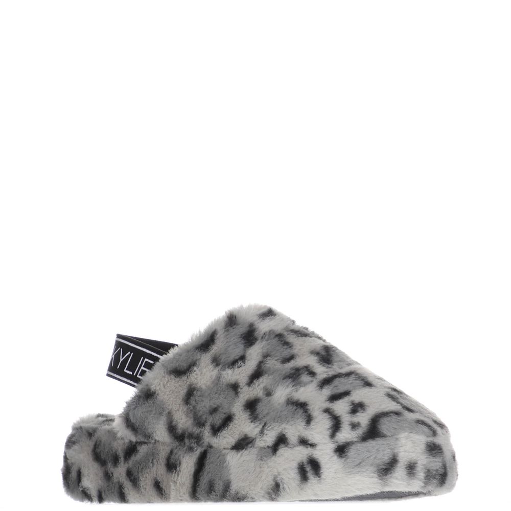 Sherry Slipper Black/White Leopard Size Multi
