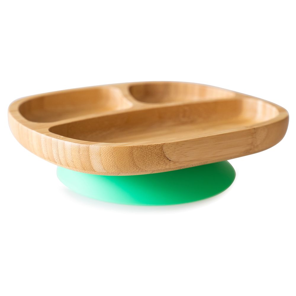 Eco Rascals Green Toddler Plate