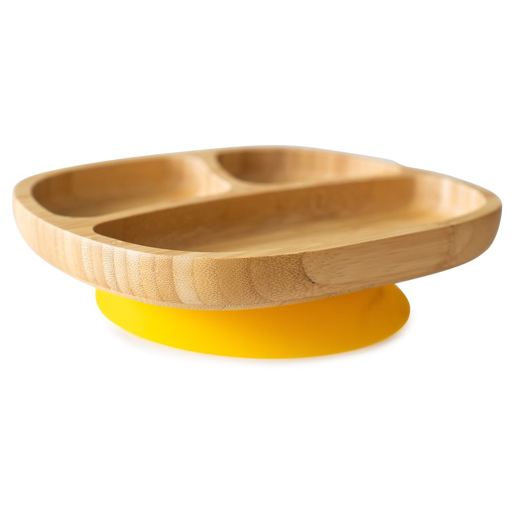 Eco Rascals Yellow Toddler Plate
