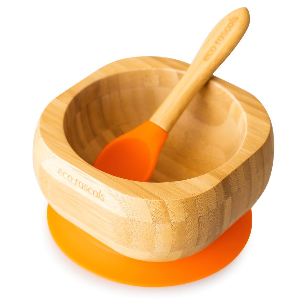 Eco Rascals Orange Bowl & Spoon