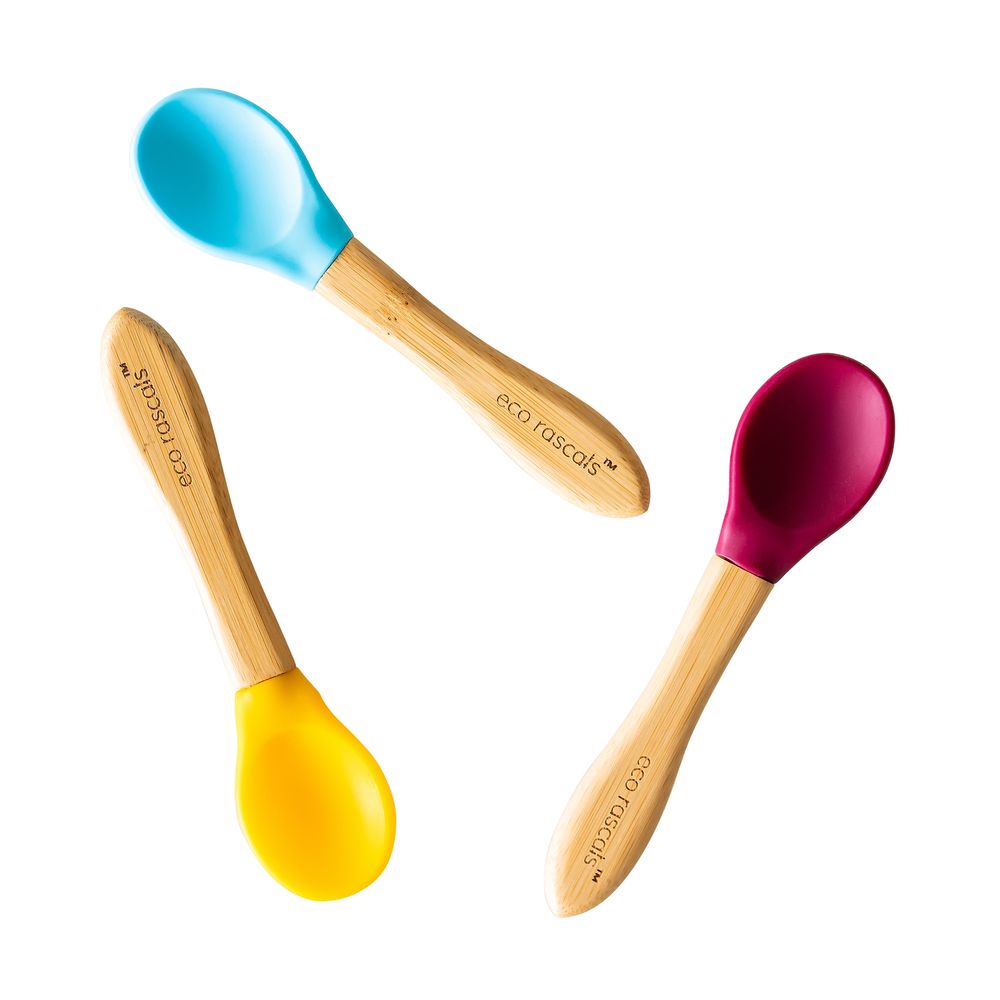 Eco Rascals Set of 3 Blue/Yellowith Purplespoons