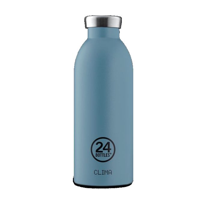 24 Bottles Clima 500ml Stainless Steel Vacuum Insulated Double Wall Powder Blue