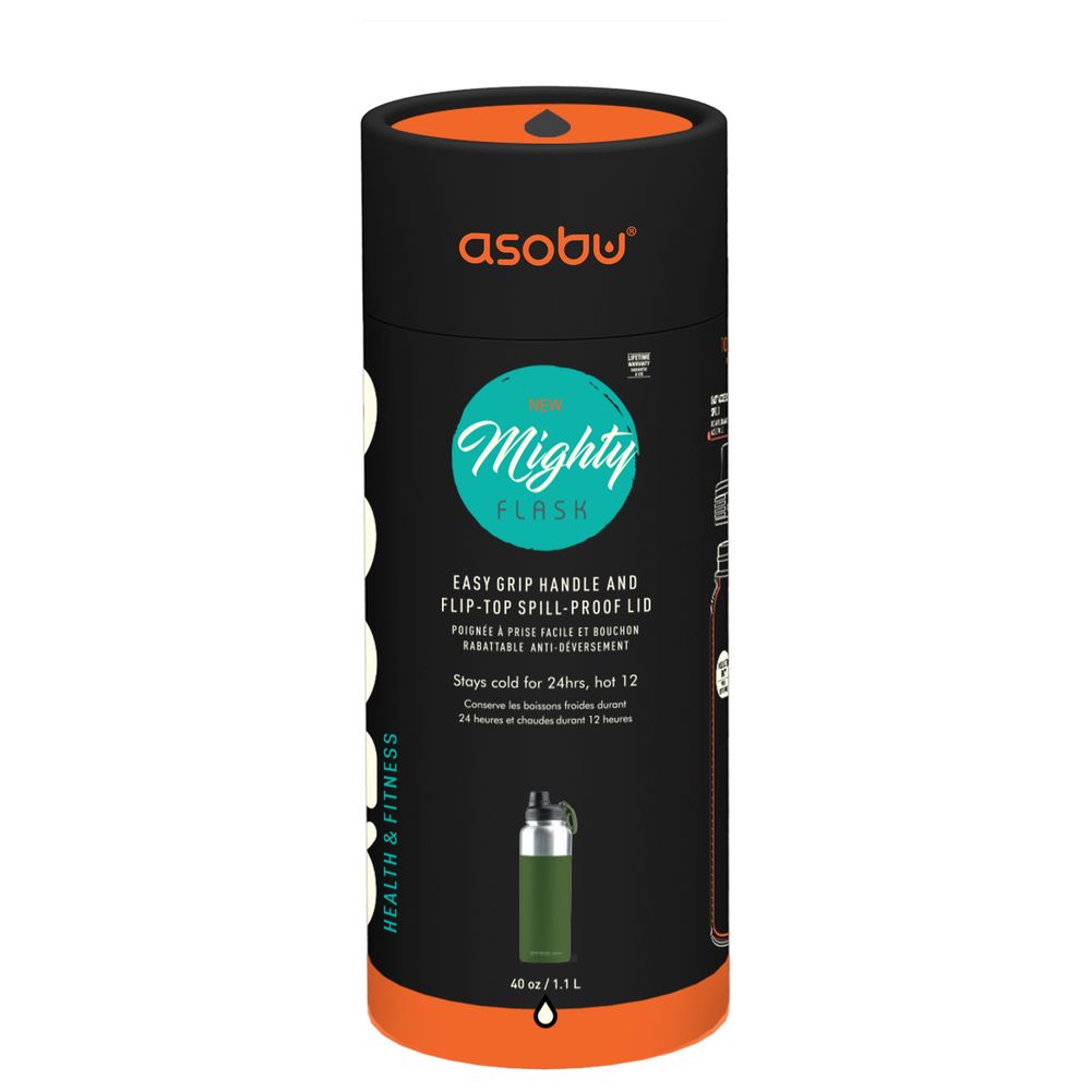 Asobu Mighty Flask Green 1.1 L