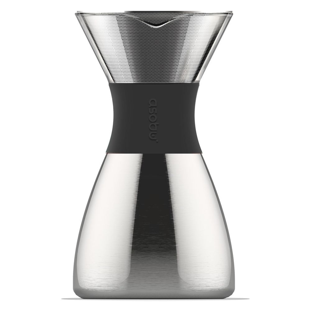 Asobu Pour Over Insulated Pour Over Coffee Maker Silver 1000 ml