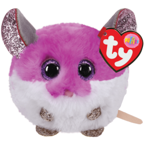 Ty Puffies Mouse Colby Purple
