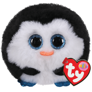 Ty Puffies Penguin Waddles B&W
