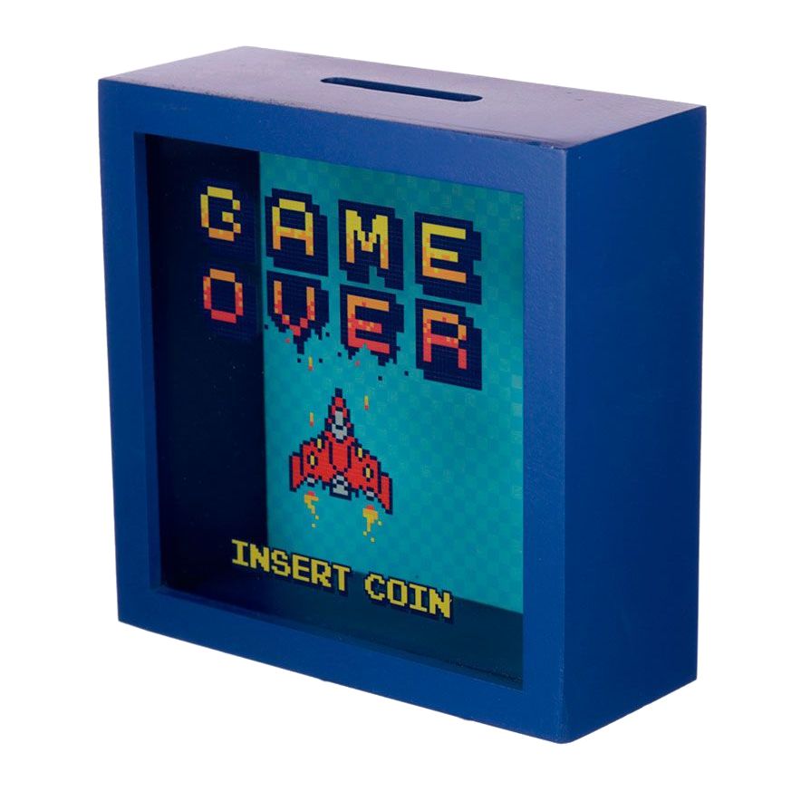 Game Over Insert Coin Window Money Box