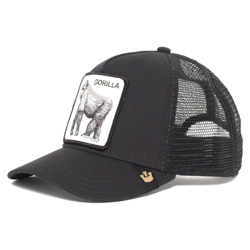 قبعة جورين بروس لون أسود - غوريلا