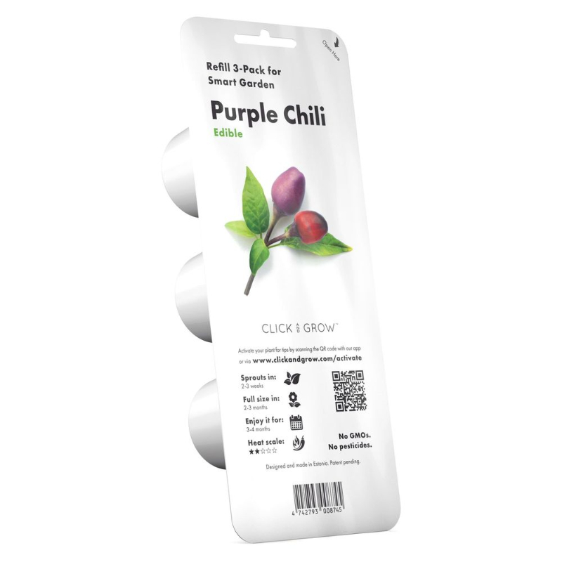 Click & Grow Plant Pods Purple Chili Pepper