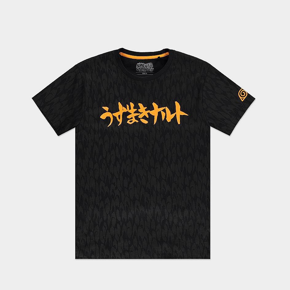 Difuzed Naruto Shippuden Tone to Tone Men's T-Shirt Black