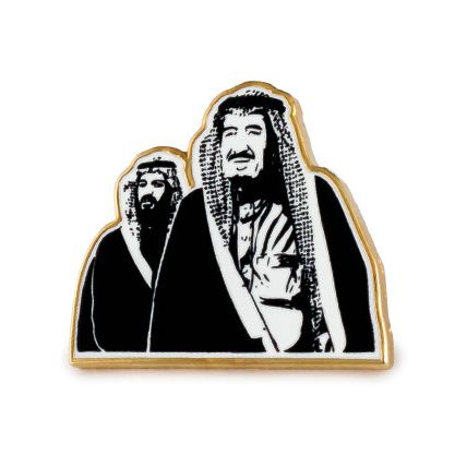Saudi Badge the King and the Crown Prince