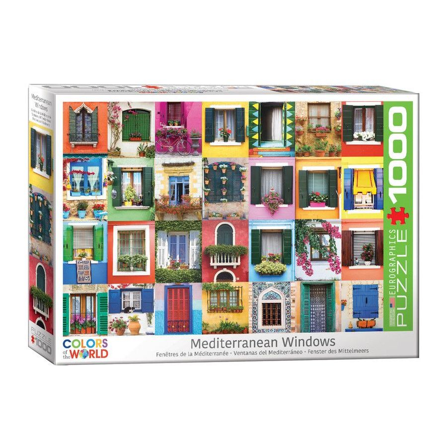 Eurographics Meditterenean Window 1000 Pieces Puzzle