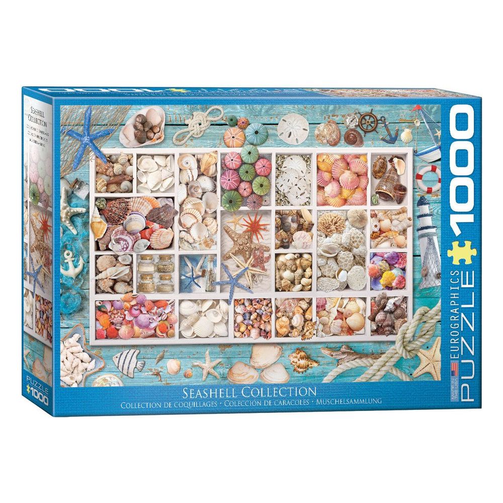 Eurographics Seashell Collection 1000 Piece Puzzle