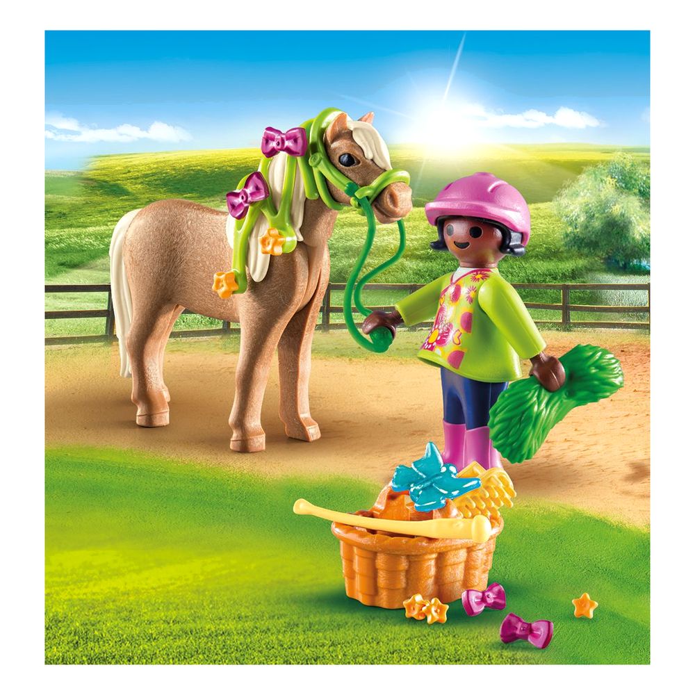 Playmobil Girl With Pony