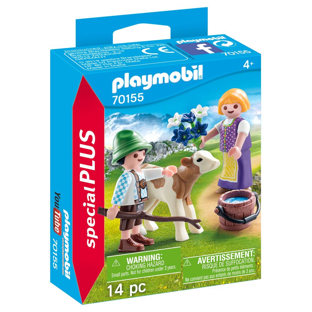 Playmobil Children With Calf