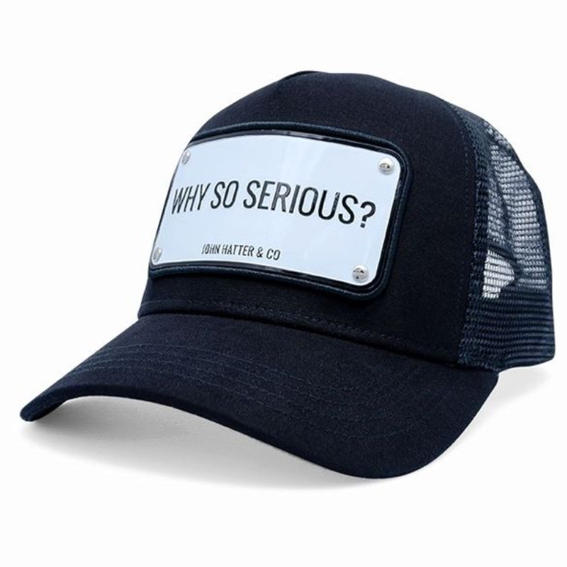 Why So Serious Navy Cap