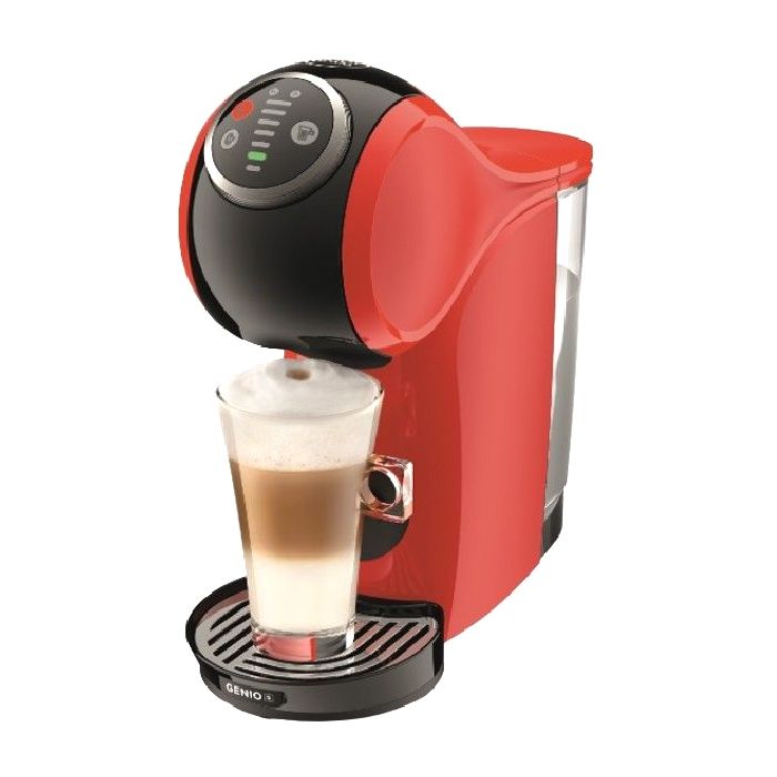 ماكينة قهوة دولشي غوستو جينيو بلاس أحمر