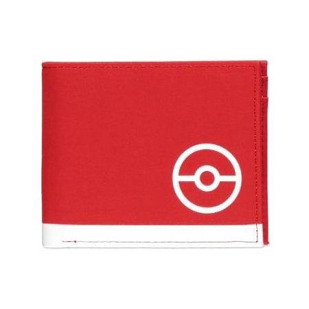 Pokemon Wallet Trainer Tech Poke Ball Logo New Official Red Bifold One Size