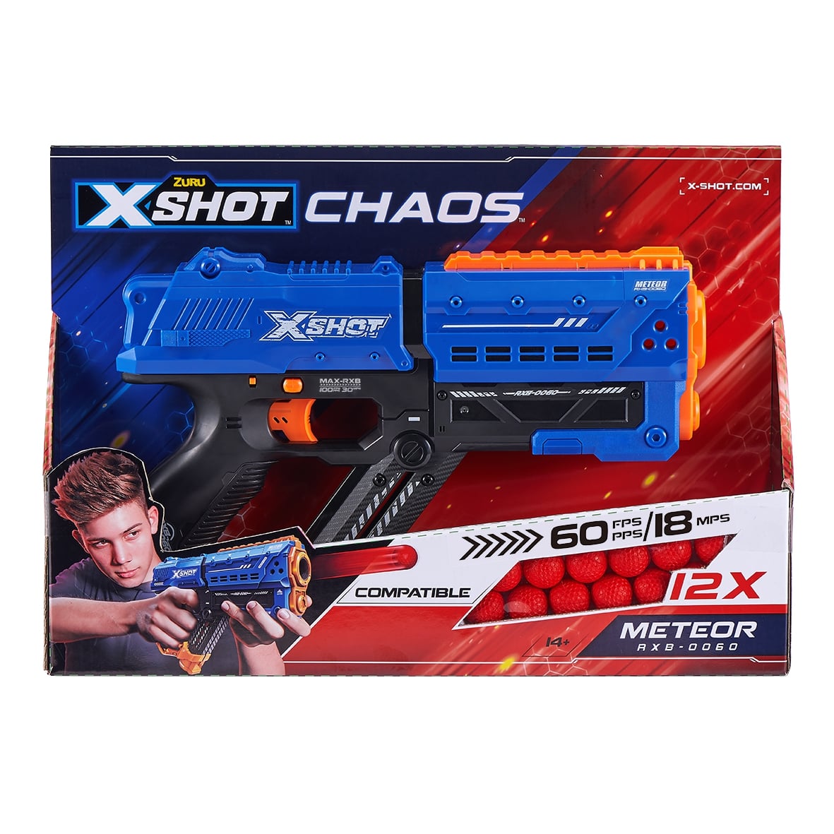 X-Shot Chaos Meteor (1X Blaster 12Dart
