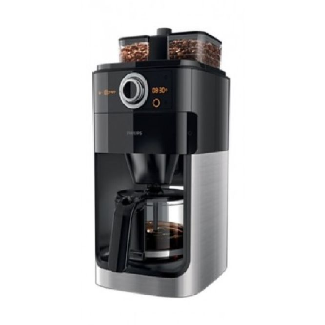 Philips Grind & Brew Coffee Maker Black