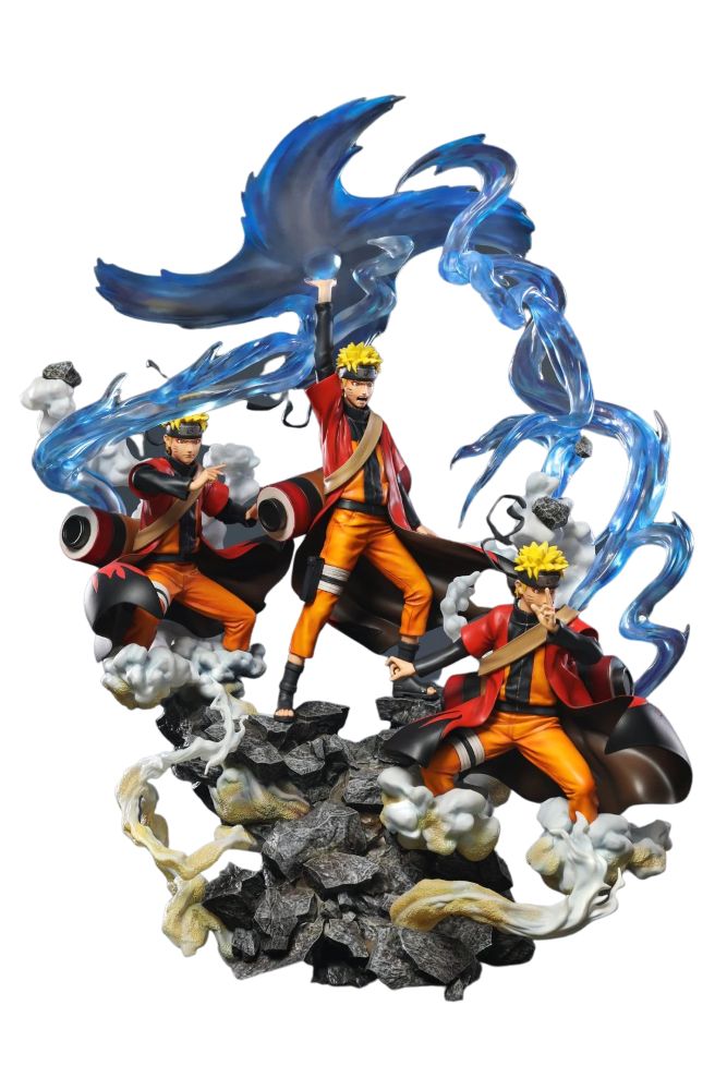 ثلاثة تمثال مجموعة Naruto Uzumaki