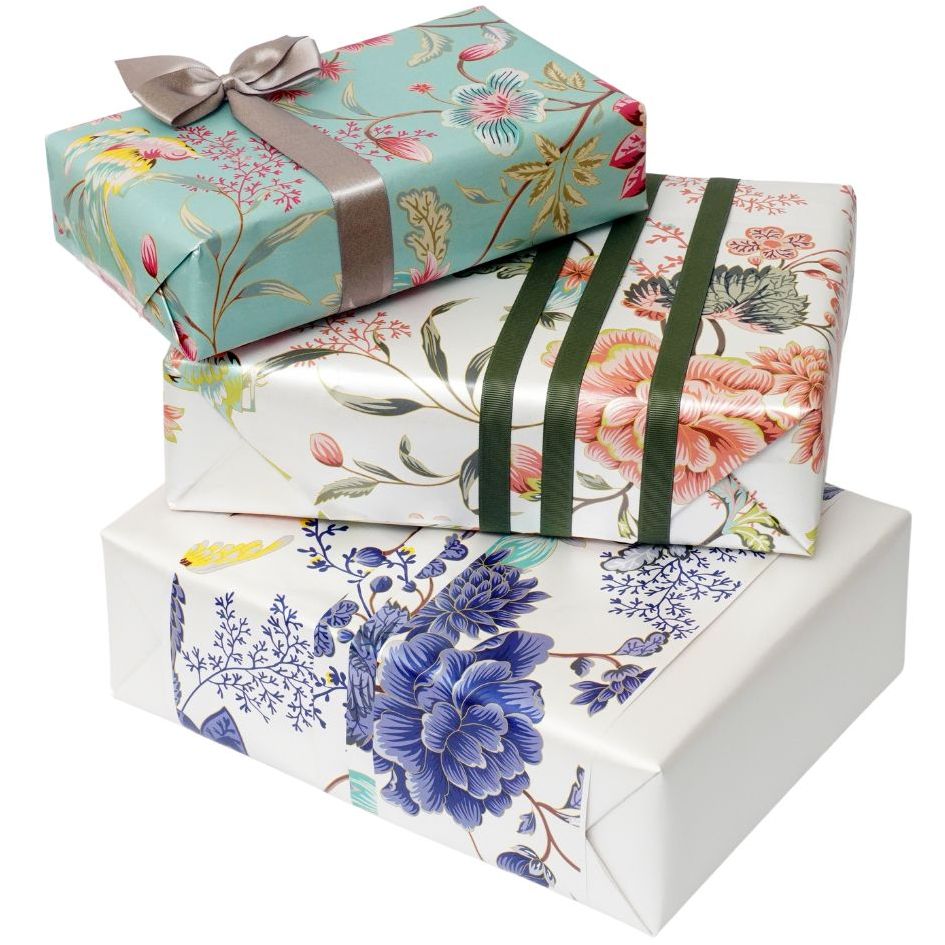Wrapping Paper Bundle Japanese Flowers