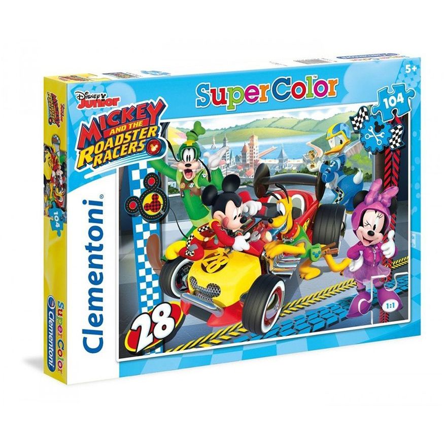 Puzzle 104 Mickey And The Roadster Racers