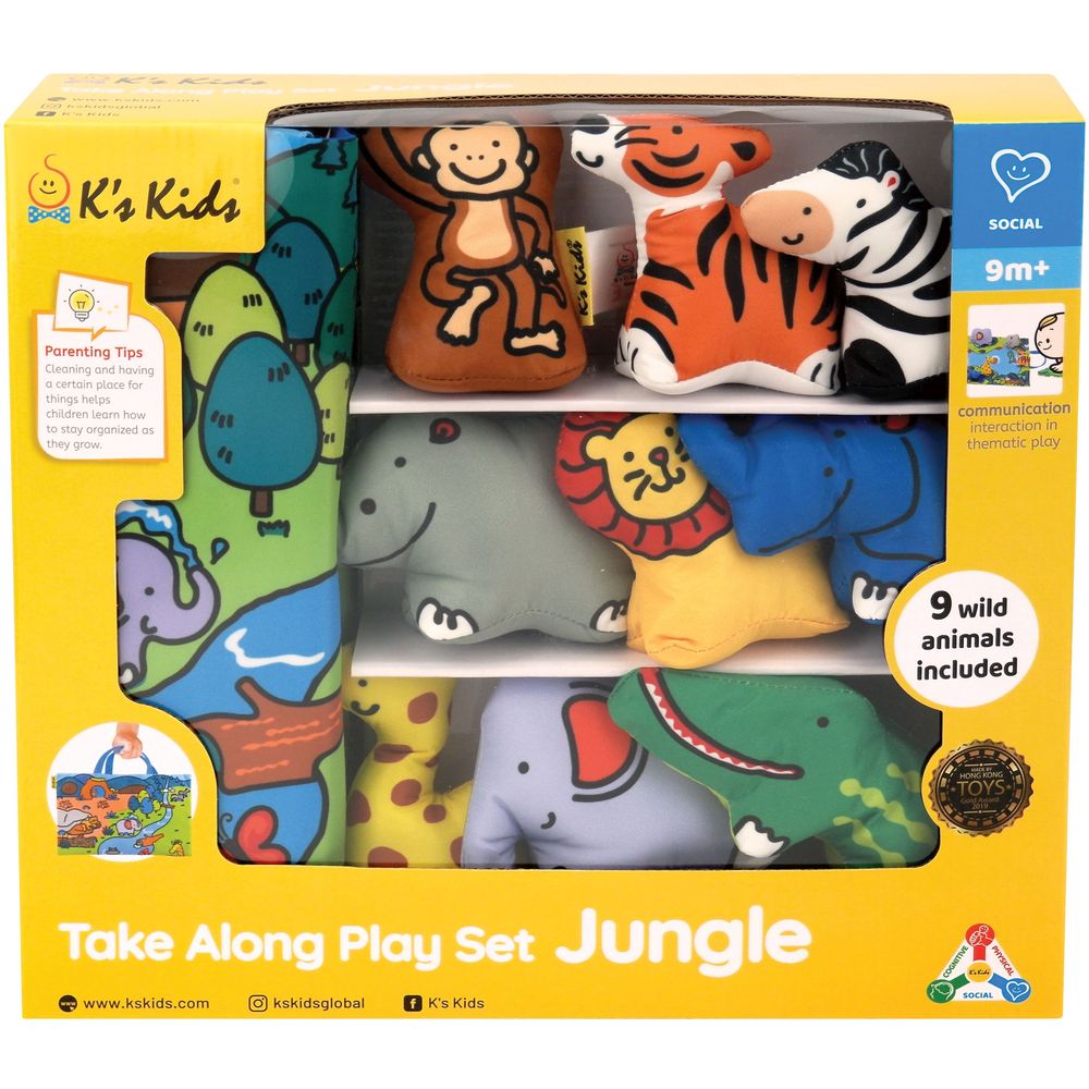 K’S Kids Take Along Play Set Jungle