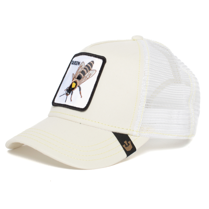 قبعة جورين بروس ملكة النحل أبيض