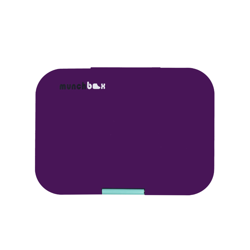 Munchbox Maxi 6 Purple Peacock (Bento Lunchbox)