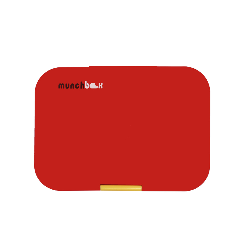 Munchbox Maxi 6 Red Lava (Bento Lunchbox)
