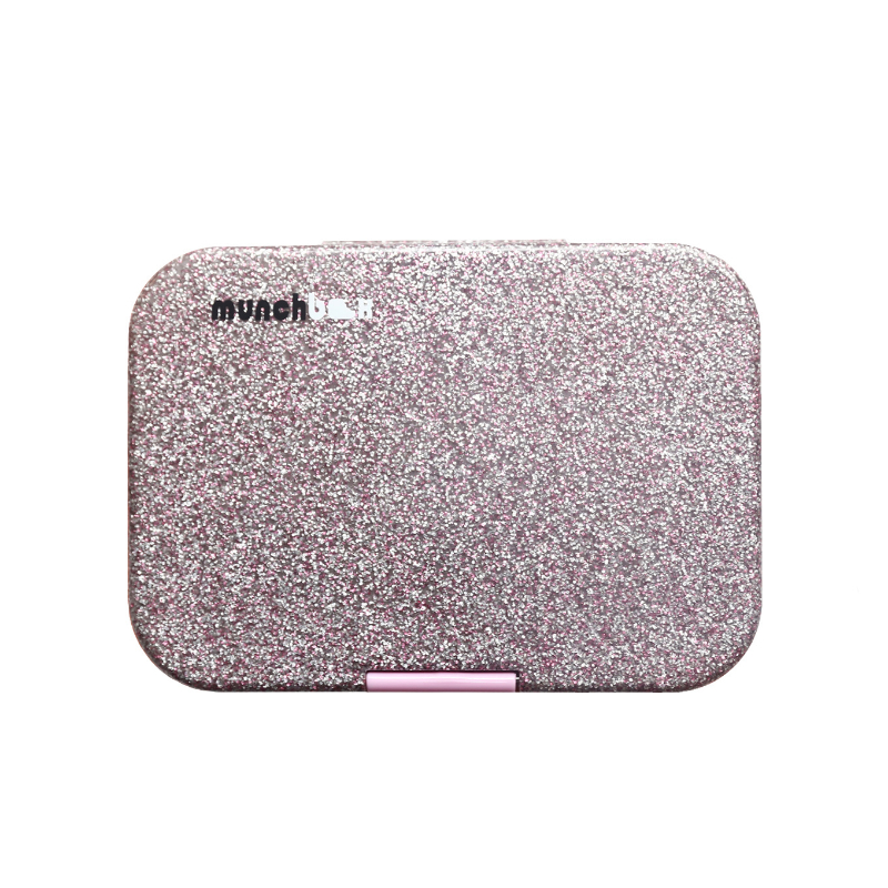 Munchbox Sparkle Maxi 6 Pink (Bento Lunchbox)