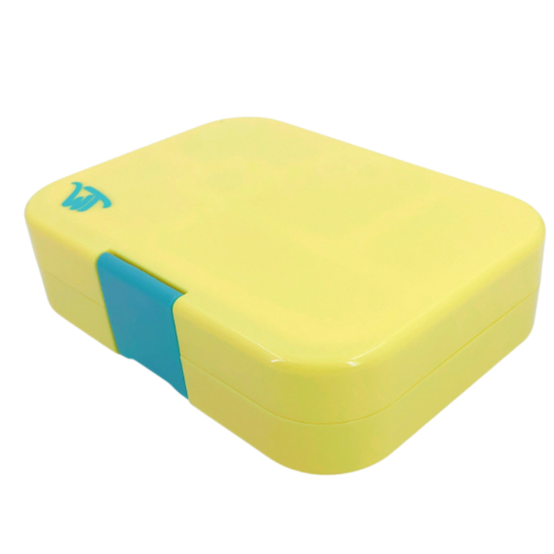 Tinywheel 6 Compartment Yellow Lunch Box Tw Logo