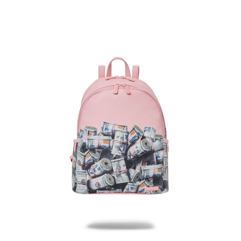 Sprayground New Money Stacks Lt Pink Savage Backpack