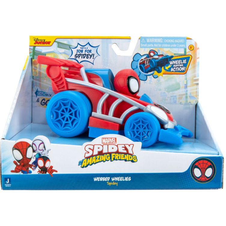 Spidey Pull Back Vehicle (Webbed Wheelies) - (Assortment - Includes 1)