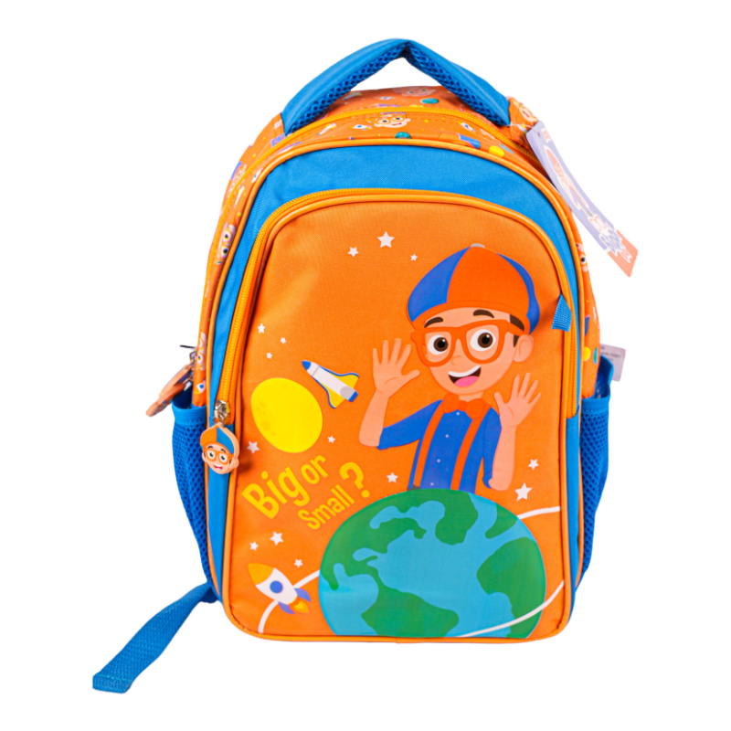Blippi Backpack 2 Main Compartments And2 Side Pockets 13