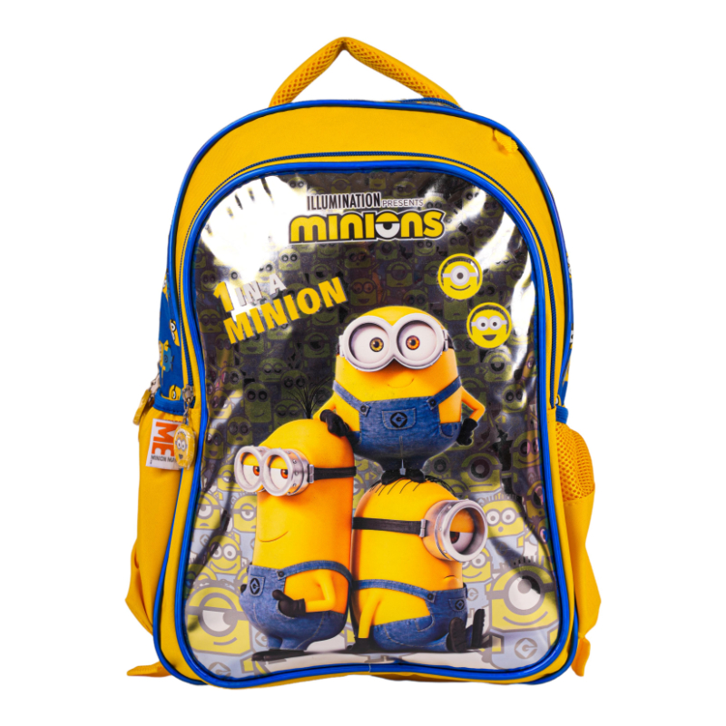 Minions Backpack 2 Main Compartments And 2 Side Pockets 13