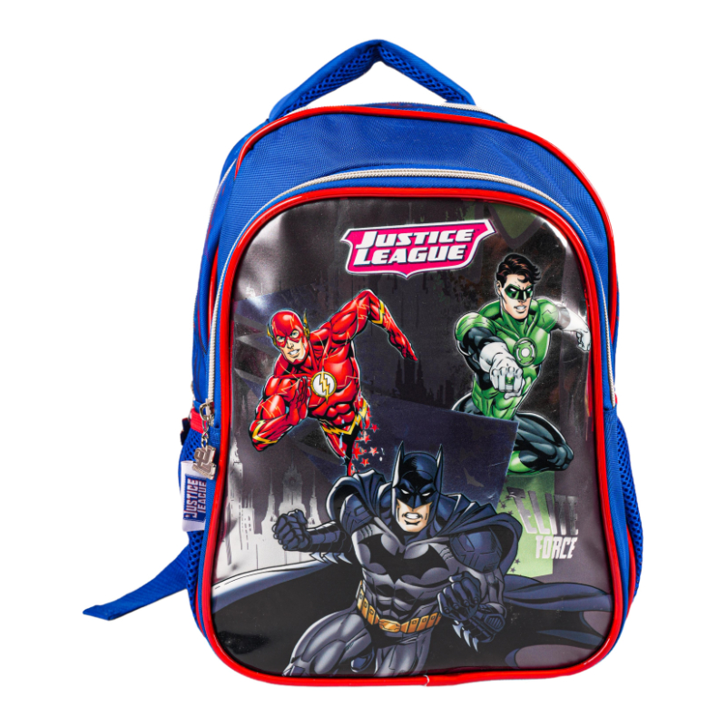 Justice Leauge Backpack 2 Main Compartments And 2 Side Pockets 13