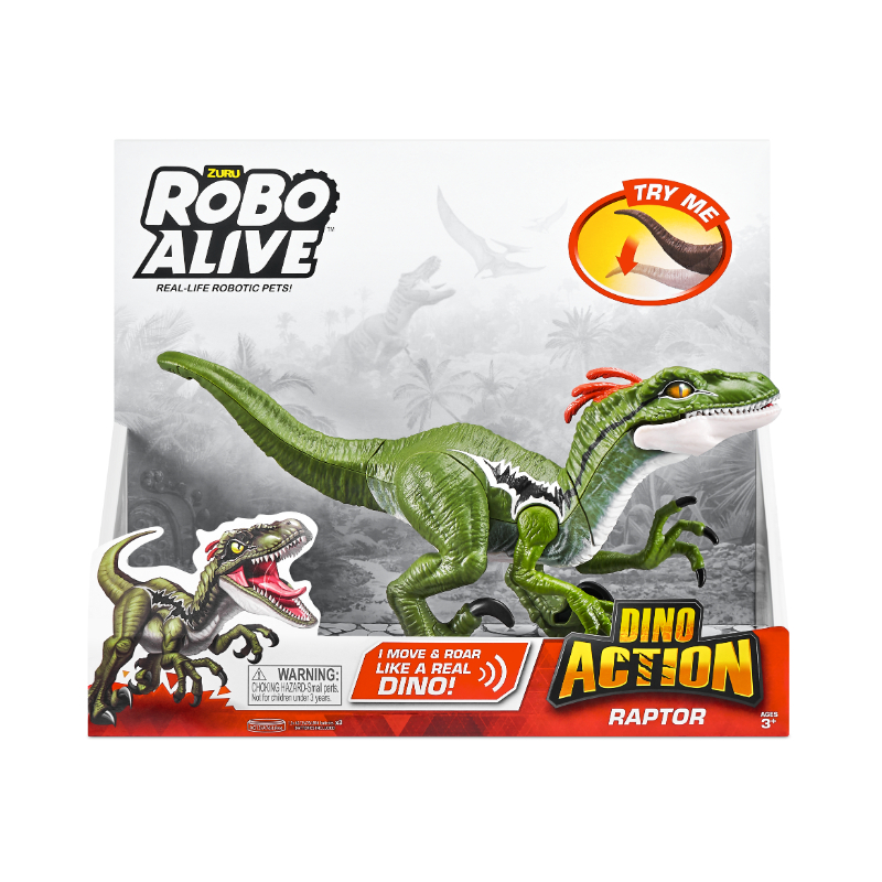 Robo Alive Dino Action Series 1 Raptor
